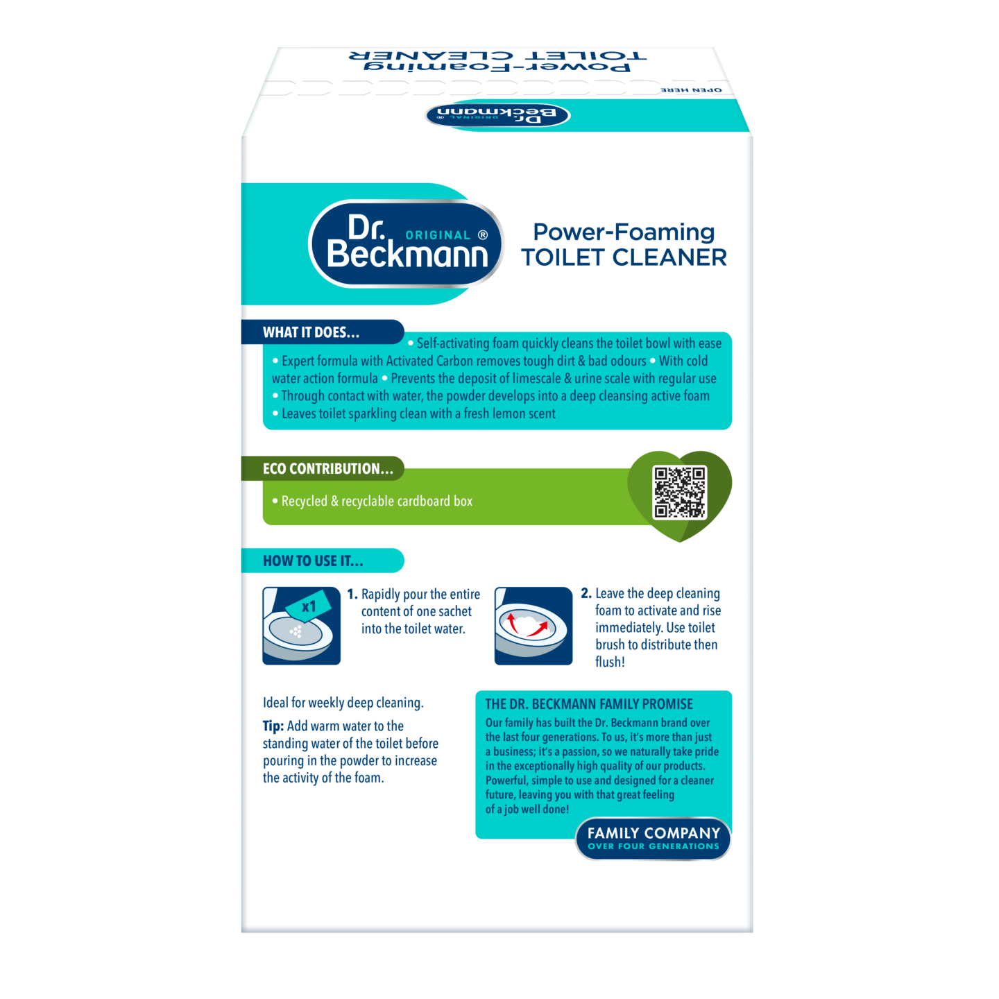 PowerFoaming Toilet Cleaner Dr. Beckmann