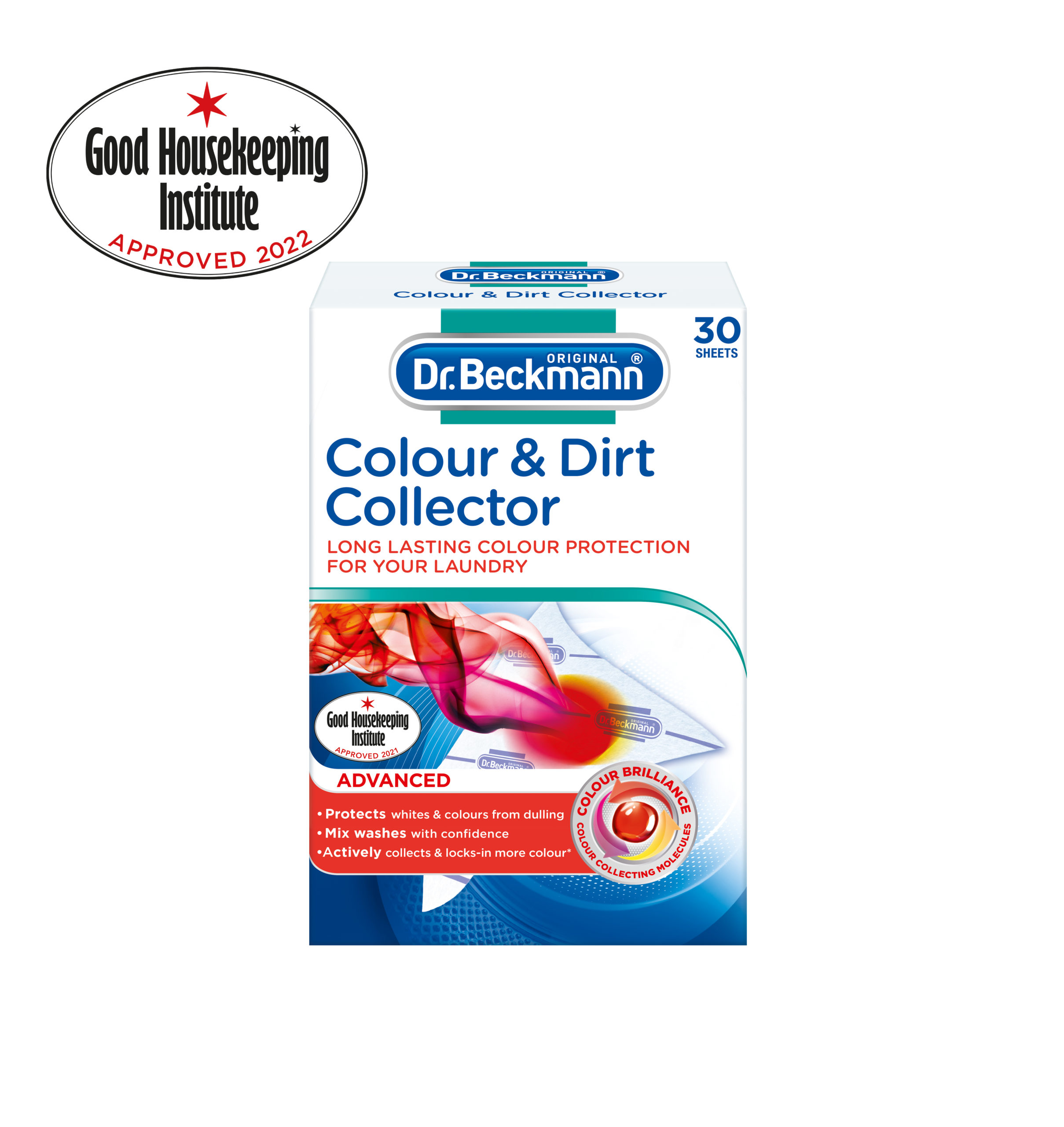 Colour & Dirt Collector Sheets by Dr Beckmann Laundry Cleaning Fabric Stains 