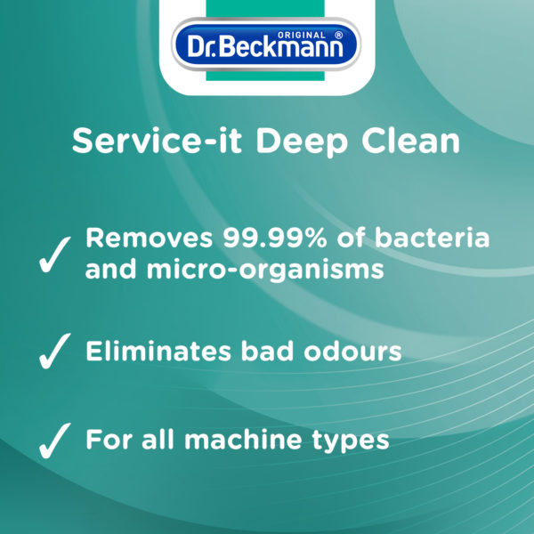 Dr. Beckmann Service-it Deep Clean Washing Machine Cleaner 30 sec TV Ad 