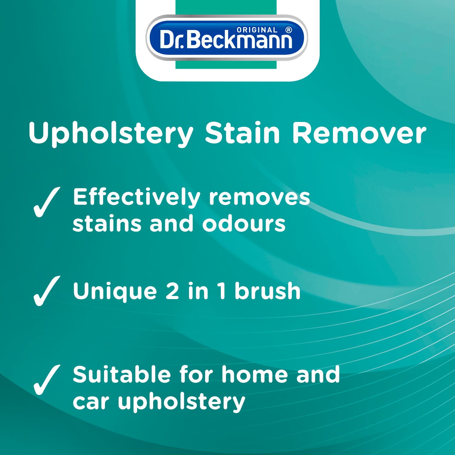 Dr. Beckmann Upholstery Stain Remover | Removes Even Stubborn Stains and  odours from Sofas, car Seats etc. | Incl. applicator Brush | 400 ml
