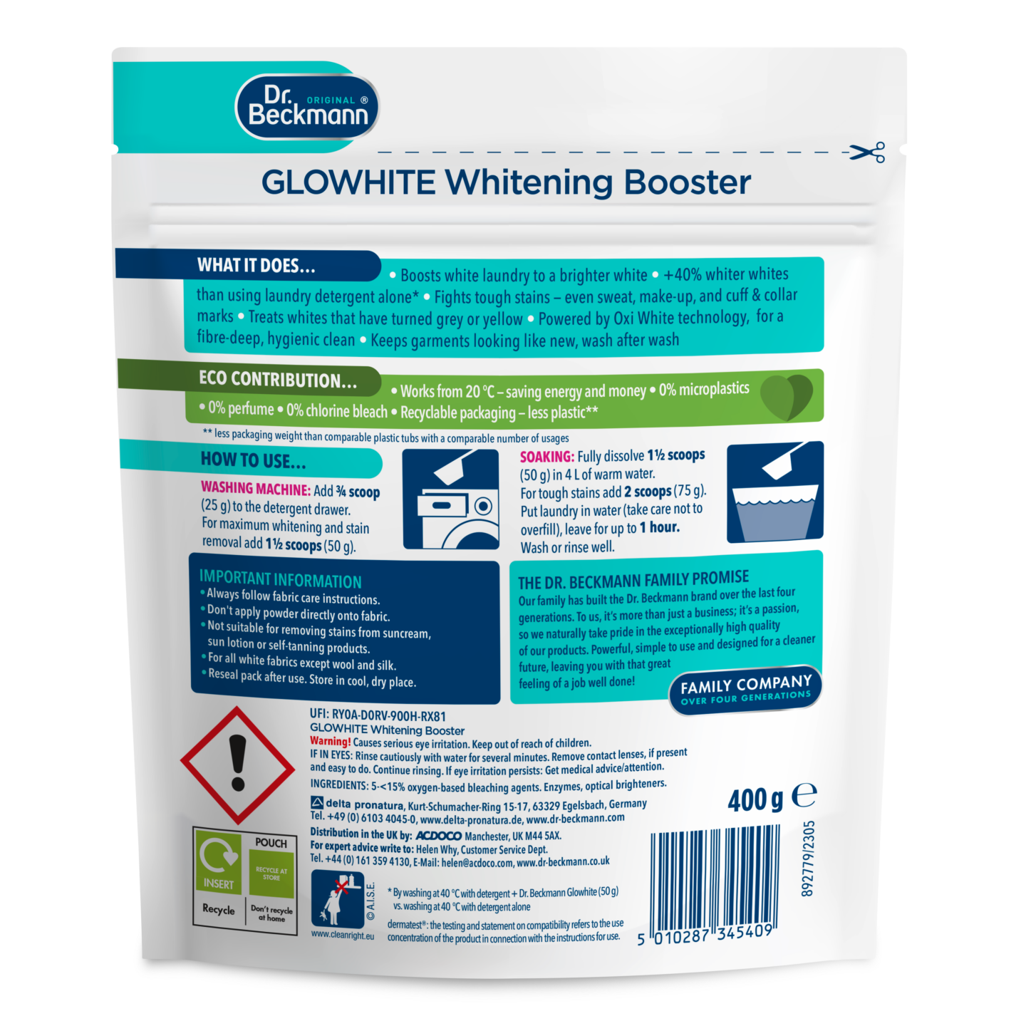 Glowhite Stain remover Dr. Beckmann